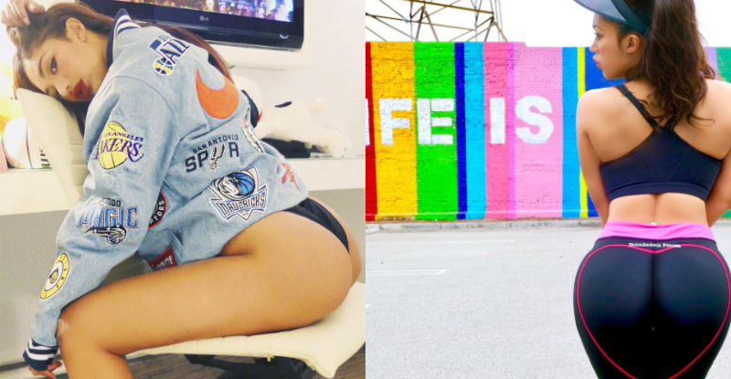 前凸後翹！日本「混血正妹」基因優良　內建超翹豐滿「美規愛心臀」！