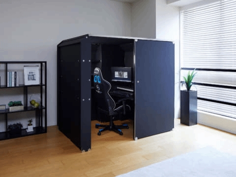 没有床不认可!日本推出全封闭组装式电竞空间 全套售价2.7万元