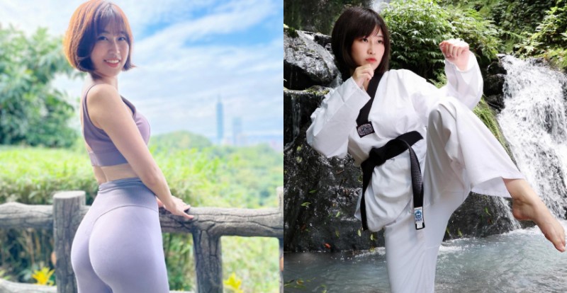 這麼性感實在不講武德！175cm習武妹子「Bonbon」練出極品美臀