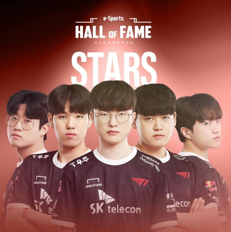 2022韩国电竞名人堂：Faker先人一步 T1战队全员入选！