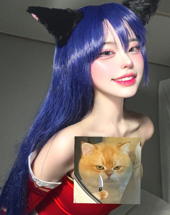 英雄联盟coser susan近照分享：直接一个闪现滑铲接魅惑