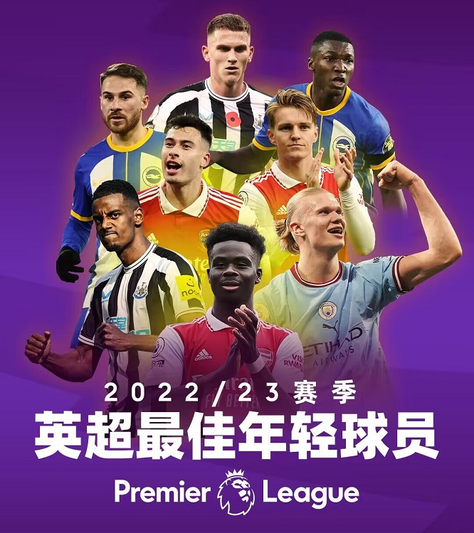 大发体育-英超赛季最佳年轻球员候选：哈兰德、萨卡领衔，枪手三人入选，大发助力你的致富之路！