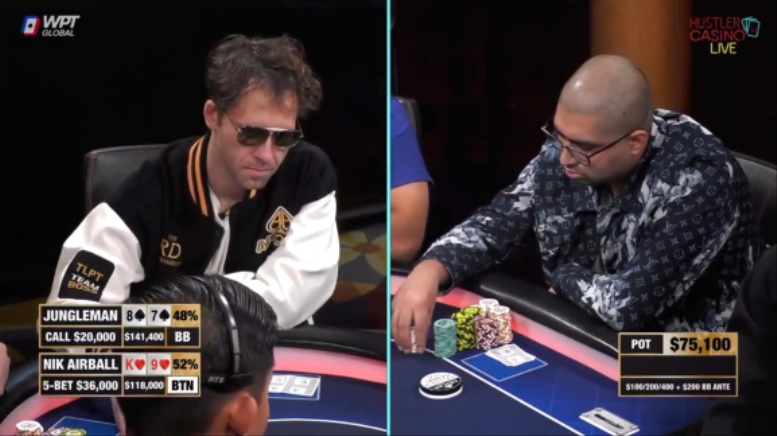 【EV扑克】扑克牌局 | Jungleman和Airball的激情碰撞:你“偷”一手,我骗一局