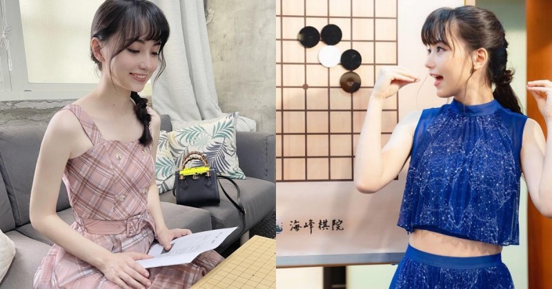圍棋女神「黑嘉嘉」錄製NHK迷你課程，白皙氣質「美女老師」身份好迷人！