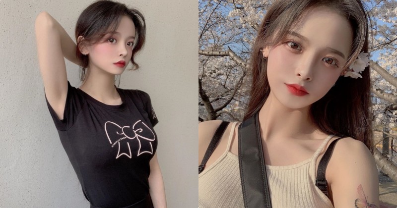 暗黑系正妹「高冷自拍」曲線好凸出，黑色單品太顯「性感胸型」了！