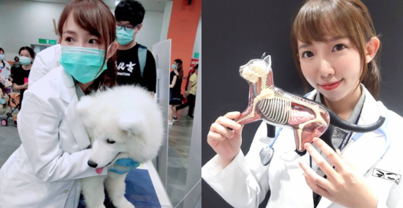 汪汪！美女獸醫師「Vivian 咪咪子」超甜　正到讓網友一秒獸化