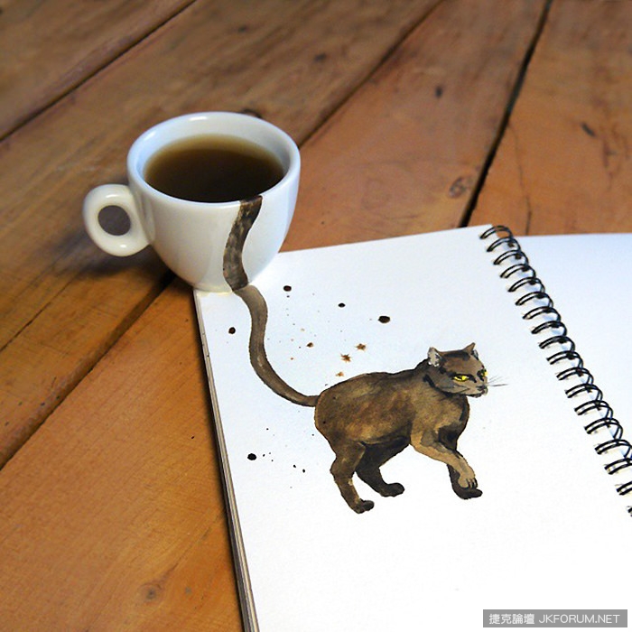 有著咖啡特性的…貓！？今天就來隻Latte貓吧！