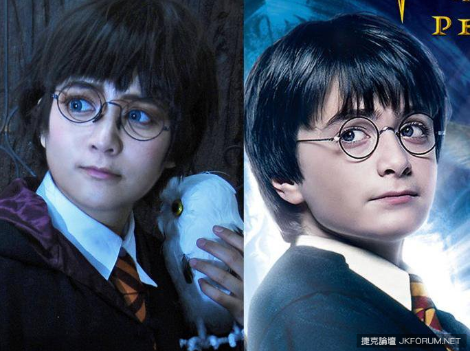 沒看過這麼像的哈利波特Coser！搞不好連伏地魔都會抓錯人…