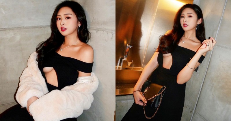 瞬間驚醒！「Nikki」胸前開洞太危險，南半球直接掉一半出來跟網友say Hi！