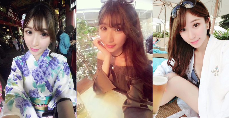 水汪汪大眼睛！甜美「美乳空姐」一雙電眼把乘客電暈，制服下身材超亮眼！