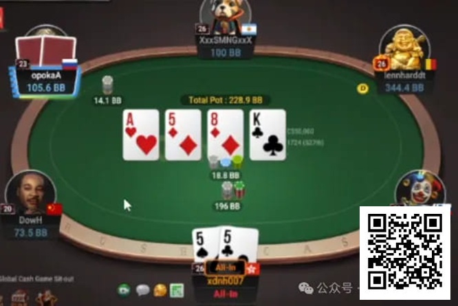 【EV扑克】牌局分析:确保要跟 AK 干光