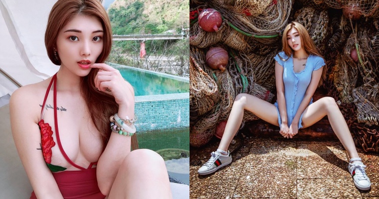 「開腿、自摸」樣樣來！讓 E 奶辣模「妮莎 Nisa」用各種大尺度辣照填飽你