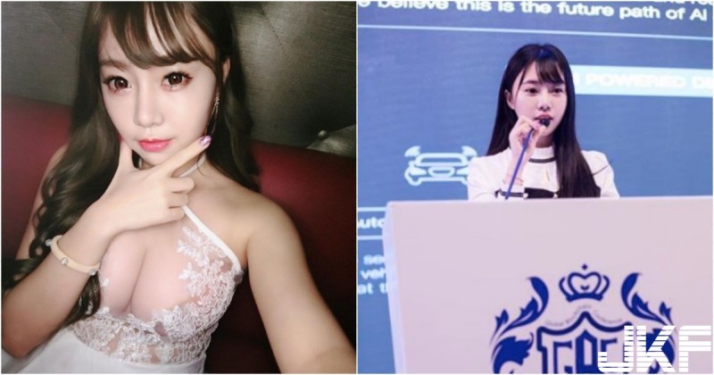 最辣女業務！「大奶小隻馬」上台氣勢滿滿，「霸氣乳量」鎮壓全場啦！