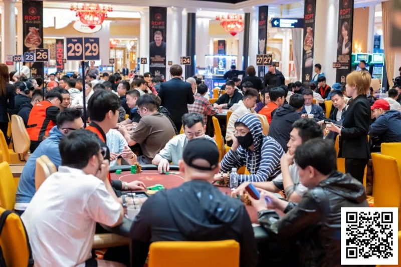 【EV扑克】红龙杯夏日济州站泡沫破碎！236人相互挤压让卓大洁成139人奖励圈泡沫！明日39人再战争夺FT席位！