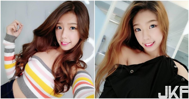 清華大學甜美高材生「培培」，迷人纖腰和香肩真是辣得可以～