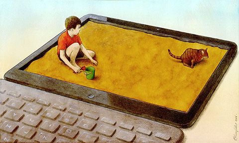 波蘭藝術家作畫諷刺《Pokémon Go》玩家！到底是誰玩誰？