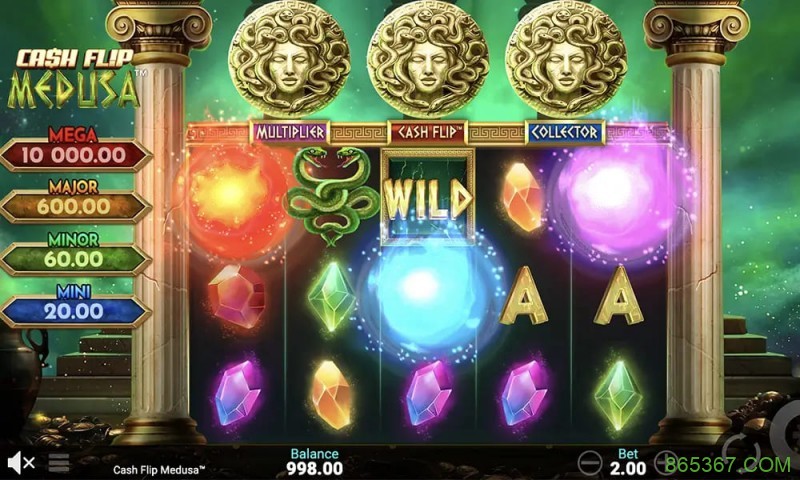 《美杜莎》强势上线大发娱乐城 —— 穿越神话时空，直面蛇发女王的诅咒挑战