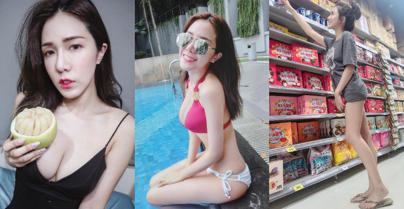 有穿褲子嗎？氣質女神露出一雙逆天長腿逛超市！傳送門裡都是飽滿美乳…